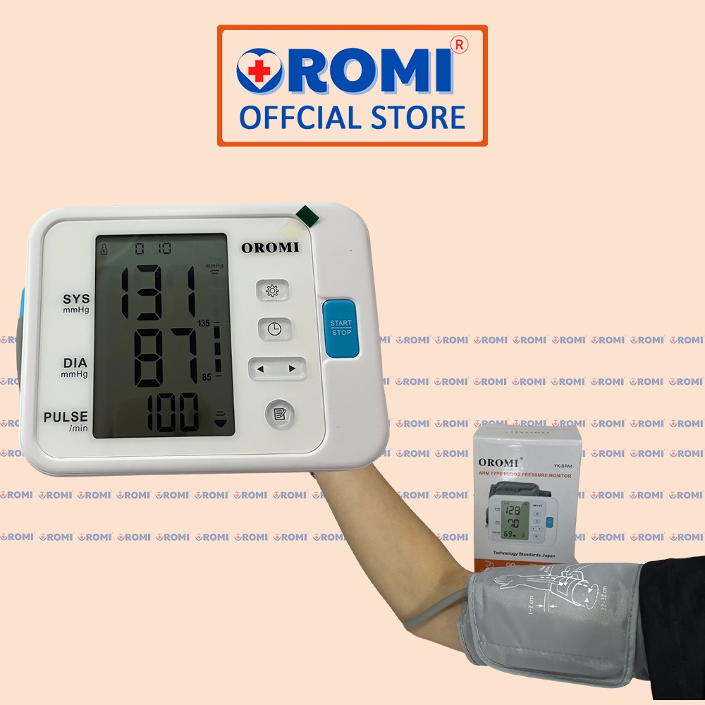 Máy đo huyết áp điện tử bắp tay OROMI YK-BPA4 - Có trợ lý ảo tiếng việt - Bảo hành chính hãng 5 năm