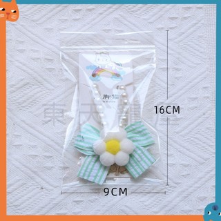 Đồ Trang Trí Thú Cưng Vòng Cổ Ngọc Trai Nơ Mèo Cổ Chó Kim Cương Dễ Thương Cổ Hoa Mềm Mại Thú Cưng Khăn Nhẫn