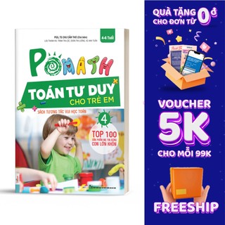 Sách - Pomath - Toán tư duy cho trẻ em - Tập 4 - TKBooks