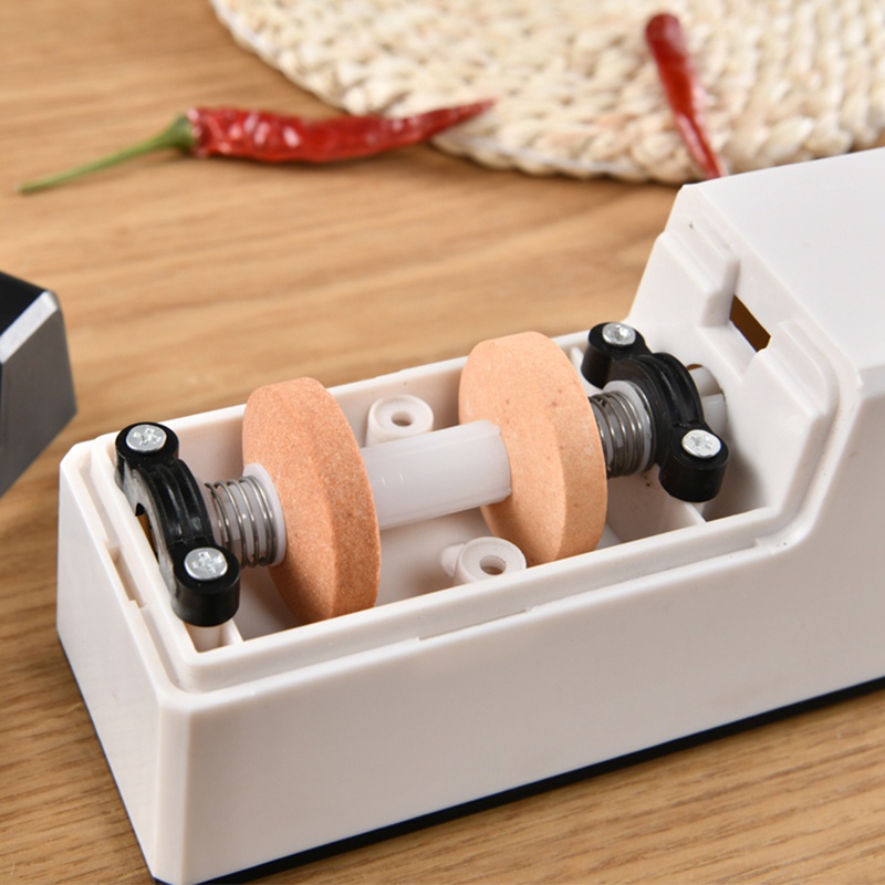 Dụng Cụ Mài Dao Kéo 3 Tầng Chạy Điện USB Nhanh Chóng Tùy Chỉnh Tiện Dụng Cho Gia Đình