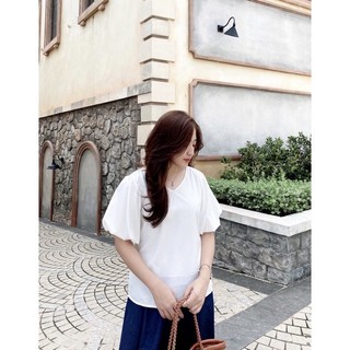 Áo thô Hàn form suông phối tay bồng Annie top Ma Vie