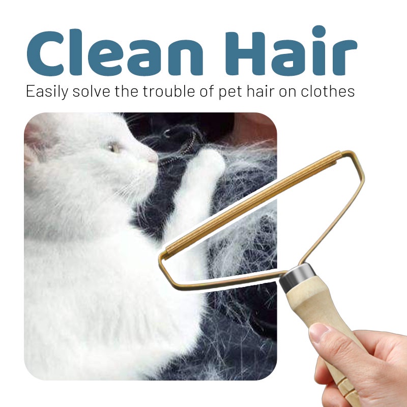 HamshMoc Di Động Thú Cưng Tẩy Lông Có Thể Tái Sử Dụng Lint Brush Mannual Brush Máy Cạo Lông Nhanh Hai Mặt Vải Dính Pilling Remover Scraper