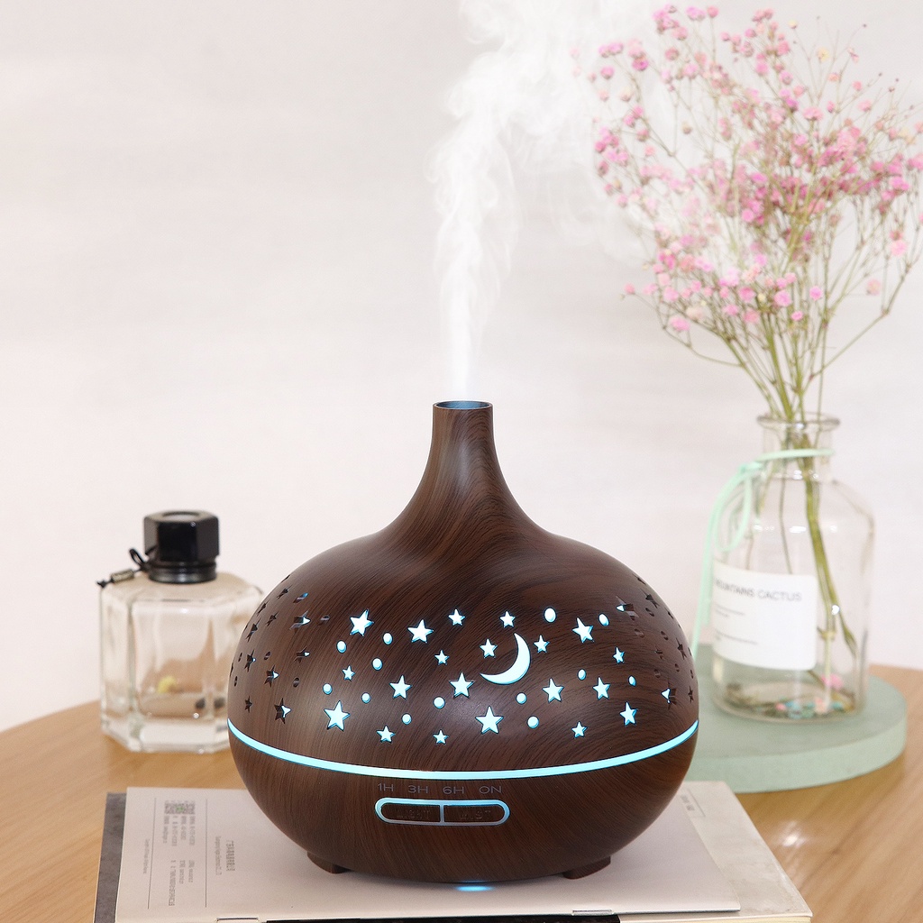 Máy Khuếch Tán Tinh Dầu Ngôi Sao KL025X Khalifa Dung Tích 200ml Tạo Hơi Sương Tăng Độ Ẩm Tặng Kèm Tinh Dầu
