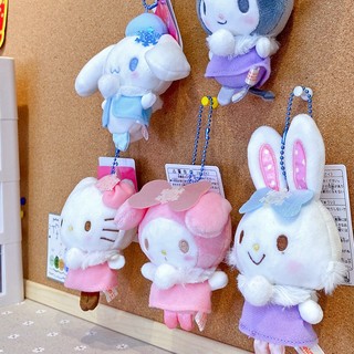 SANRIO Móc Khóa Búp Bê Mèo Hello Kitty Cinnamoroll Melody Cinnamoroll Wishmemell Pochacco Hello Kitty