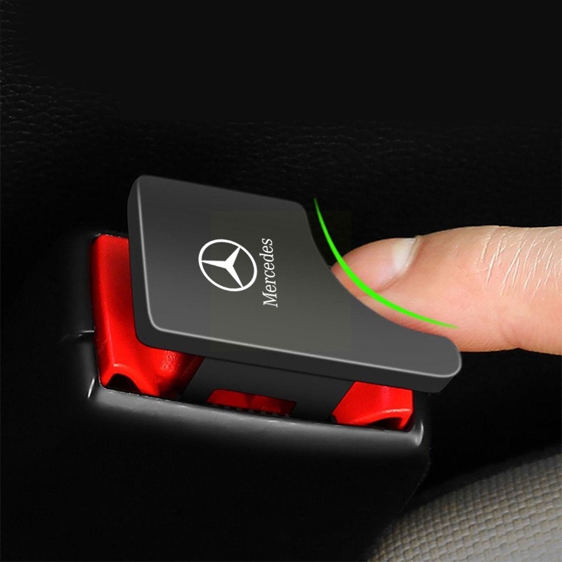 1 Chốt Khóa Dây An Toàn Bằng Kim Loại Cho Xe Hơi mercedes benz class w212 w211 w210 w203 w204 w205 cla glk cls a c e
