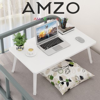 AMZO_BÀN HỌC GẤP GỌN MINI CHÂN NHỰA THÔNG MINH NGỒI BỆT ĐỂ GIƯỜNG XẾP GỌN
