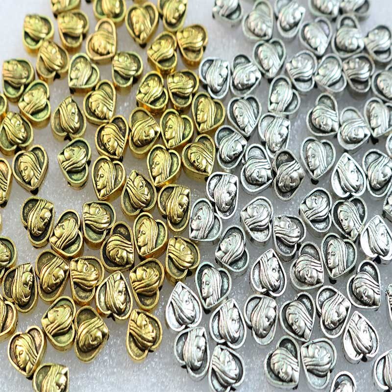 Bộ 50 Công Giáo Trái Tim Rỗng Hạt Mẹ Thiên Chúa Vòng Tay Mặt Dây Chuyền ...