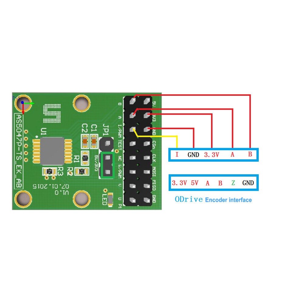 Mạch Encoder AS5047P-TS_EK_AB ams | Shopee Việt Nam