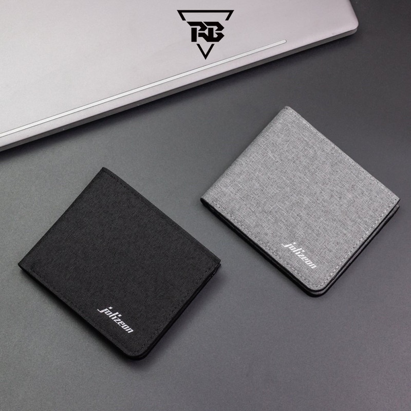 [Fullbox] Ví Vải Nam Nhỏ Gọn Nhiều Ngăn Tiện Lợi Phong Cách Hàn Quốc Chất Vải Canvas Cao Cấp