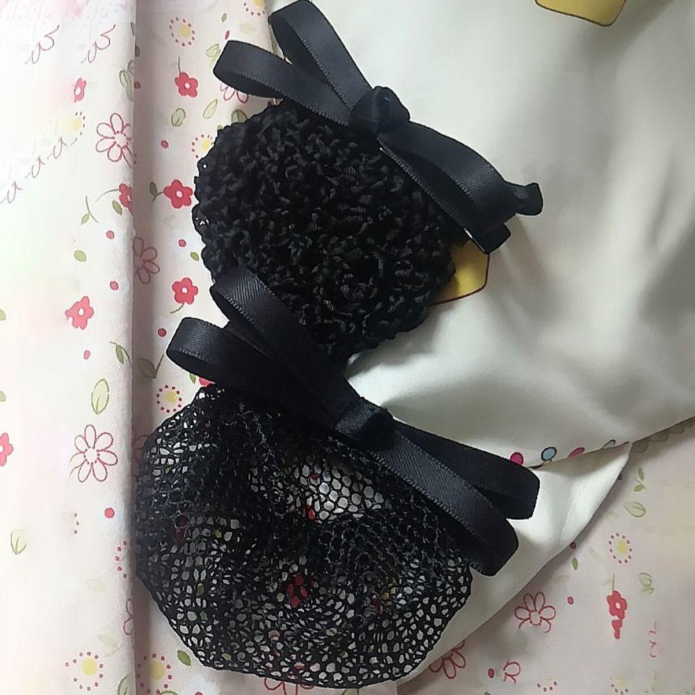 GOJO Bun Snood thanh lịch ngọt ngào dành cho y tá với lưới tóc và kẹp - Phù hợp làm tóc đuôi ngựa hoặc búi