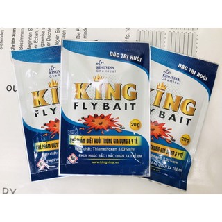 Thuốc diệt ruồi không mùi King Fly Bait 20gr diệt ruồi trong nhà hiệu quả