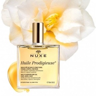 [HB GIFT] Dầu khô đa năng chăm sóc tóc, móng, cơ thể, da rạn Nuxe Dry oil Huile prodigieuse 2ml