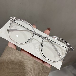 Gọng kính cận nữ nam thời trang cao cấp phong cách Hàn Quốc mắt kính không độ râm mát chống UV và tia bức xạ HANASO 111
