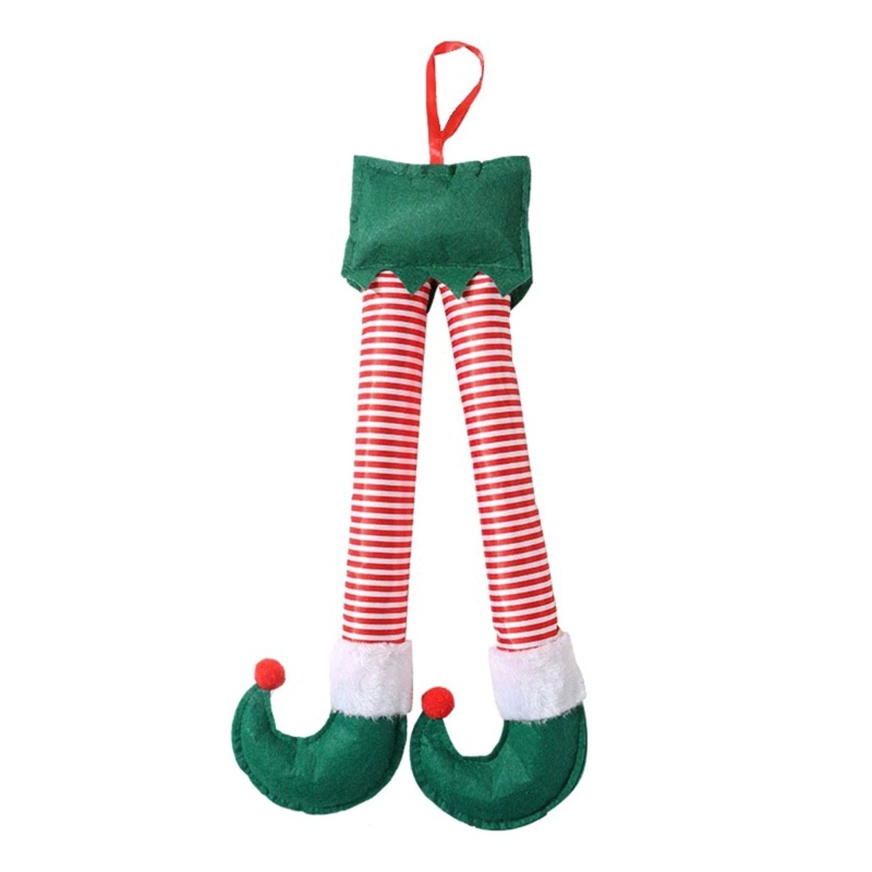 [3C] Trang trí thân xe tự động Chân ông già Noel Elf Trang trí Giáng sinh Tiệc trang trí Giáng sinh Phụ kiện mặt dây chuyền cây Giáng sinh Trang trí cho tất cả các xe hơi