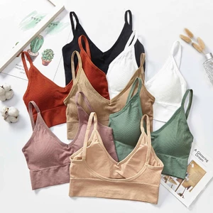 ZXYOUPING Áo bra tập gym, áo ngực không gọng quyến rủ,áo bra gym,Áo lót không gọng đệm mỏng ZY805