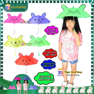 CÂY DÙ TAI THỎ HÌNH THÚ CHO BÉ SIÊU DỄ THƯƠNG DÙNG ĐỂ CHE NẮNG MƯA - CÂY DÙ CHO BÉ