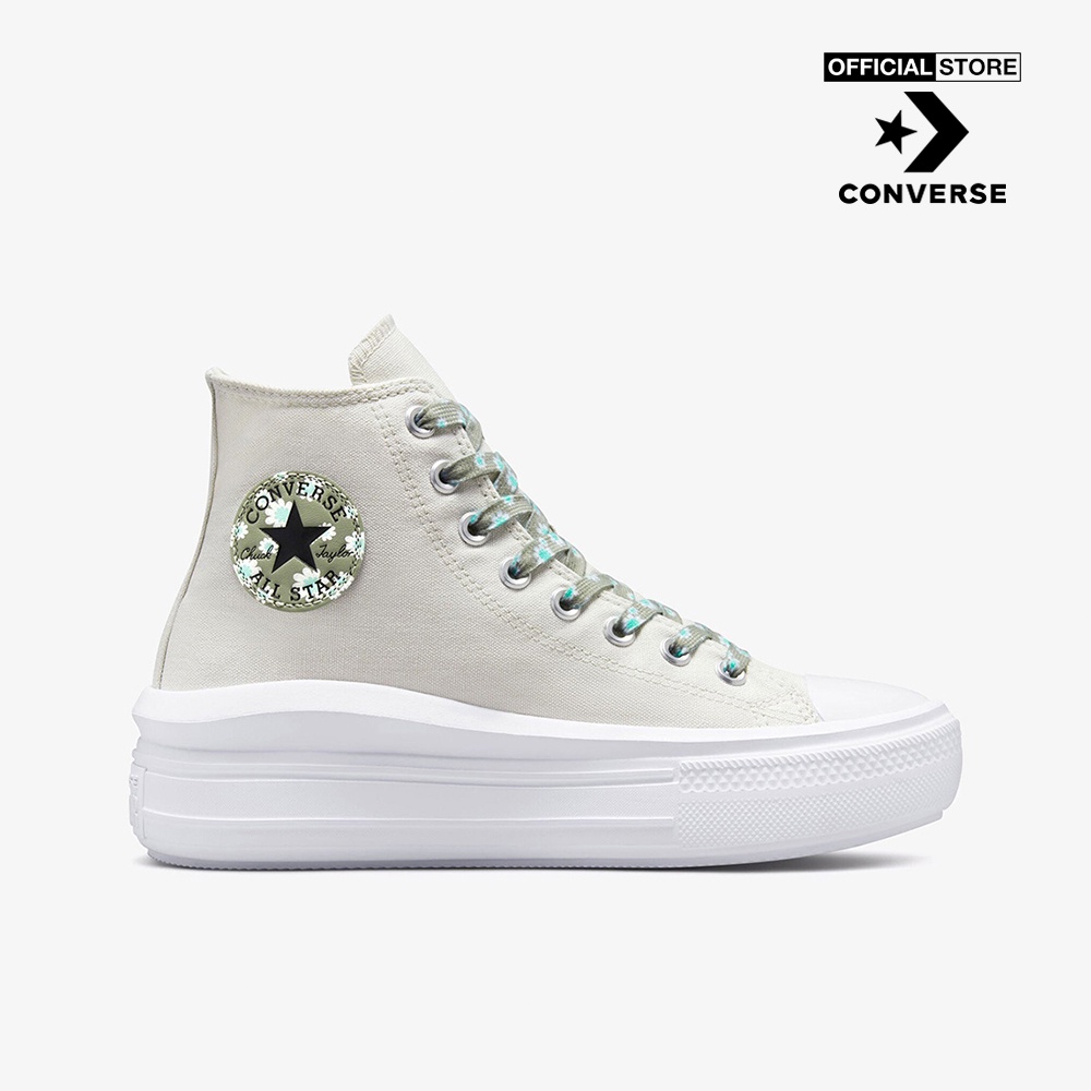 Giày sneakers Converse nữ cổ cao Chuck Taylor All Star Move A00838C-0NA0 NATURAL