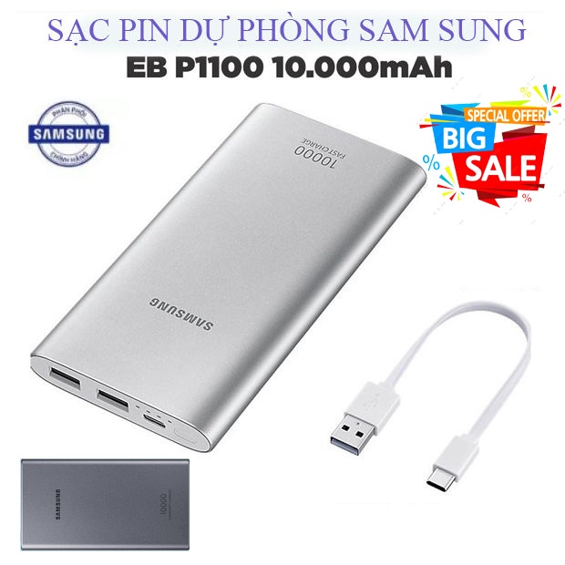 Pin sạc dự phòng Samsung EB-P1100 10000mAh Type-C - advanced charge ...