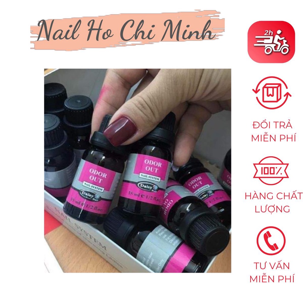 Chai Khử Mùi Lưu Huỳnh Odor Out - Dung dịch khử mùi ngành Nail chuyên dụng