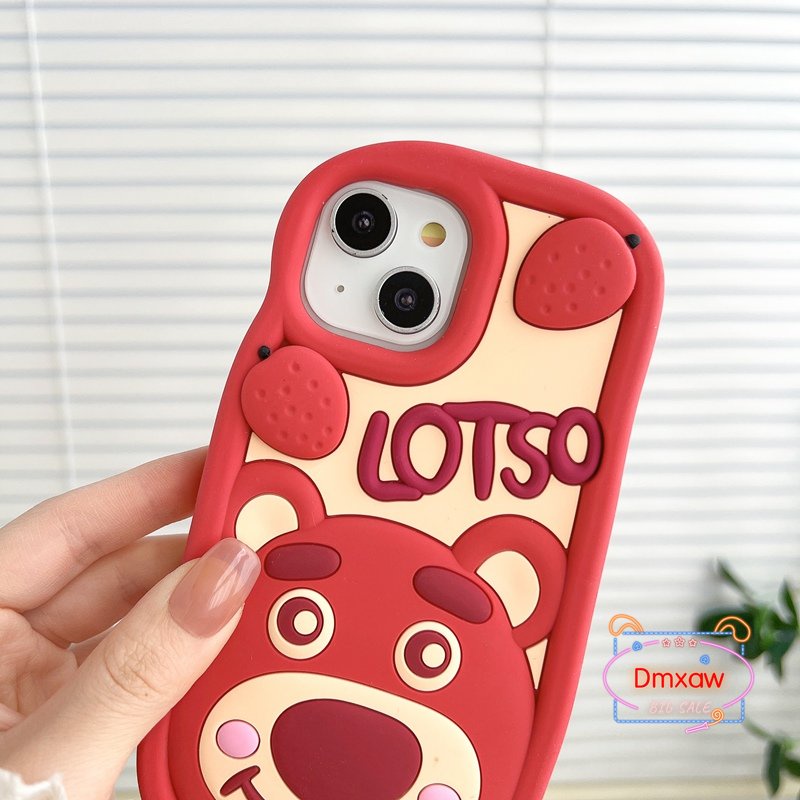 Ốp Điện Thoại Silicone Mềm Hình Gấu Cho iPhone 14 Pro Max 13 Pro Max 12 11 Pro Max X XR XS Max