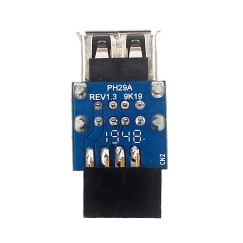 SUIT USB Nội Bộ Bo Mạch Chủ Đầu 9 Chân Sang Dual USB 2 0 Nữ Kết Nối PH29A