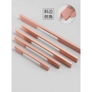 Tay Nắm Cửa Mở Rộng Ánh Sáng Sang Trọng Hoa Hồng Vàng Tủ Quần Áo Tay Nắm Cửa Hiện Đại Đơn Giản Đơn Giản Tay Cầm Vàng Phong Cách Bắc Âu