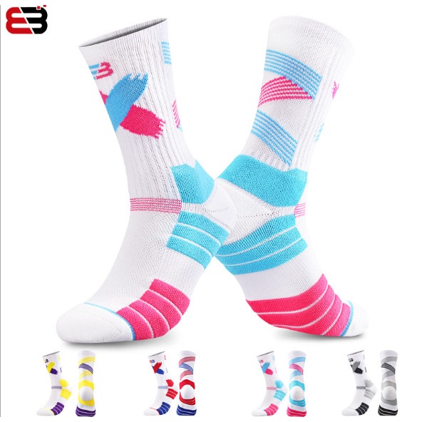 Vớ Tất cotton loại dày phù hợp chạy bộ, bóng đá, bóng rổ, bóng chuyền, tập gym...