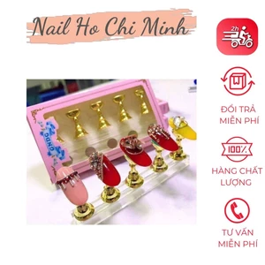 Set 5 đế móng gồm 2 mẫu nam châm và đế nhựa