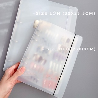 Sổ album đựng mẫu móng , trưng bày móng tay - album gồm 4 tờ trang