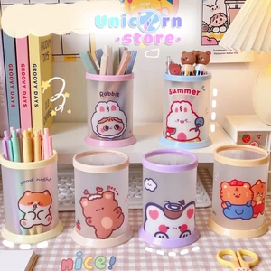 Hộp Đựng Bút Hình Trụ Cute Tự Lắp Chắc Chắn WJ395