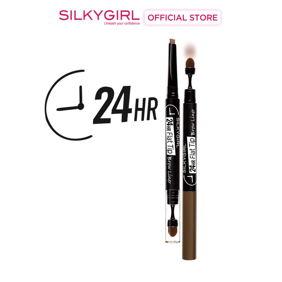 Ảnh Chì mày hai đầu lâu trôi SILKYGIRL 24hr Flat Tip Brow Liner 0.15g 2