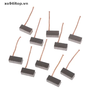 Set 10 Chổi Than 8 * 9 * 20mm Cho Quạt Thổi Khí Xe Hơi
