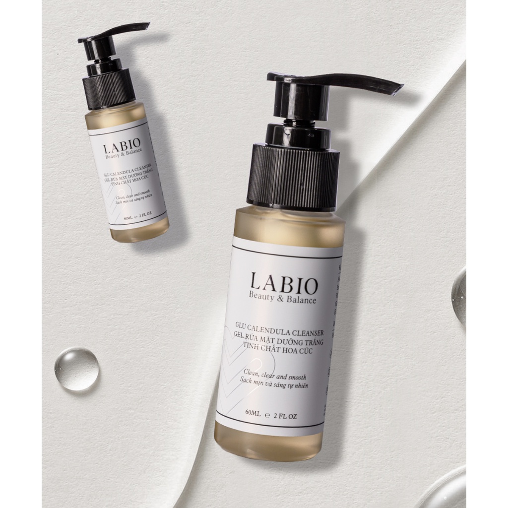Ảnh Gel Rửa Mặt LABIO Tinh Chất Cúc Tâm Tư 60ml - Sạch Sâu, Kiềm Dầu, Ngừa Mụn Với Kẽm PCA 2
