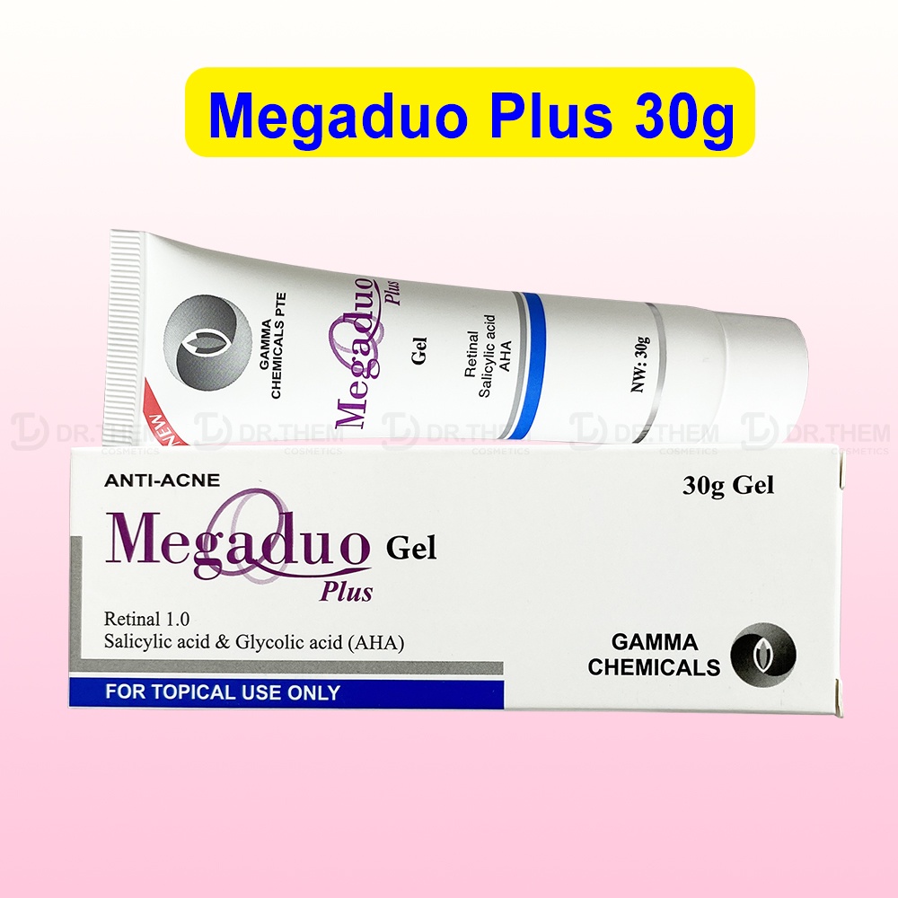 Megaduo Gel/Plus Gamma 15g-30g, Gel Giảm Mụn Ẩn, Thâm, Đầu Đen Cho Da ...