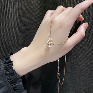 Dây chuyền nữ LAMY D-shaped Rose Gold 6037