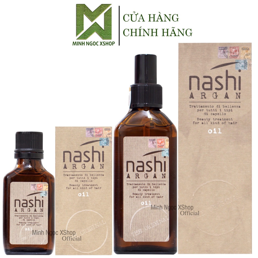 Tinh dầu dưỡng tóc Nashi Argan Oil 30ML - 100ML