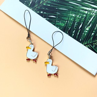Móc Điện Thoại Hình Chú Vịt Nhỏ Dễ Thương Diy
