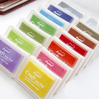 Mực In Con Dấu Màu Ombre Loang Màu Hình Chữ Nhật Dụng Cụ Trang Trí Sổ Tay Bullet Journal VPBL9