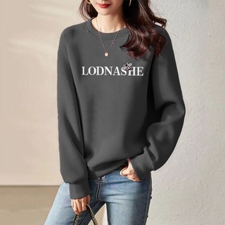 Áo Cổ Tròn Nữ Mùa Xuân 2022 Mùa Thu Thường Ngày Mỏng Đáy Áo Sơ Mi Rời Dài Tay Top Xuân Thu Quần Áo Nữ