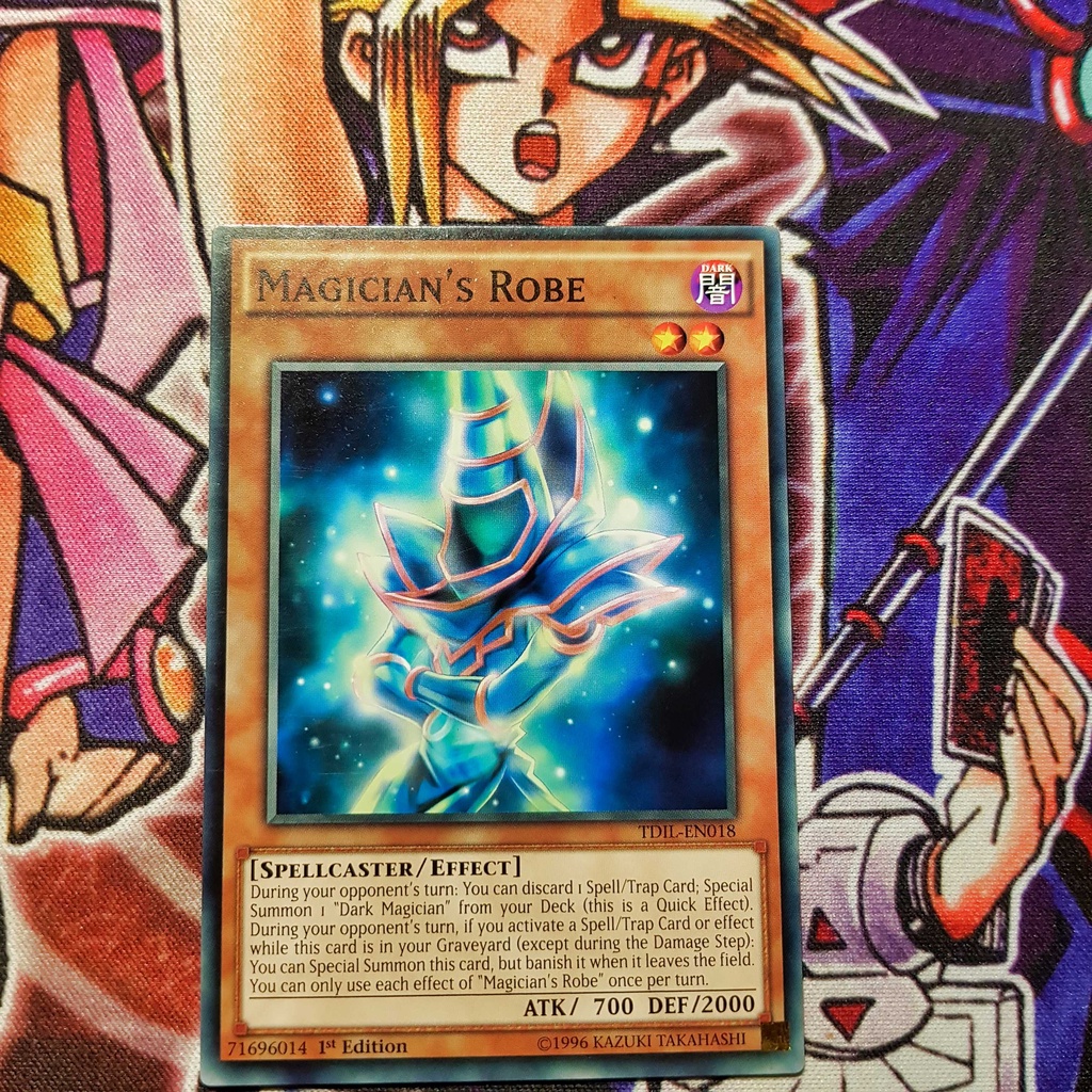 Thẻ bài Yugioh chính hãng Magician's Robe TDIL Common. Shopee