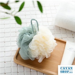 Bông Tắm Tạo Bọt Lưới Tròn 2 Màu, Chất Liệu Mềm Mại An Toàn Cho Da GD621-Bongtam-2mau