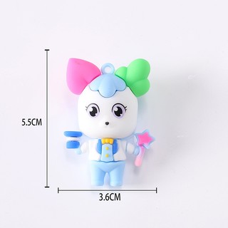 3 Móc Khóa Cậu Bé Cún Mái Tóc Thời Trang - Thỏ Hồng VPP