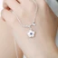 Dây Chuyền Bạc Ý 925 Hoa Đào (SALE LỚN)