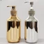 DAYBREAK 300 / 500ml Hộp đựng chai dầu gội phòng tắm chống gỉ Hộp đựng nước rửa toàn thân phòng tắm