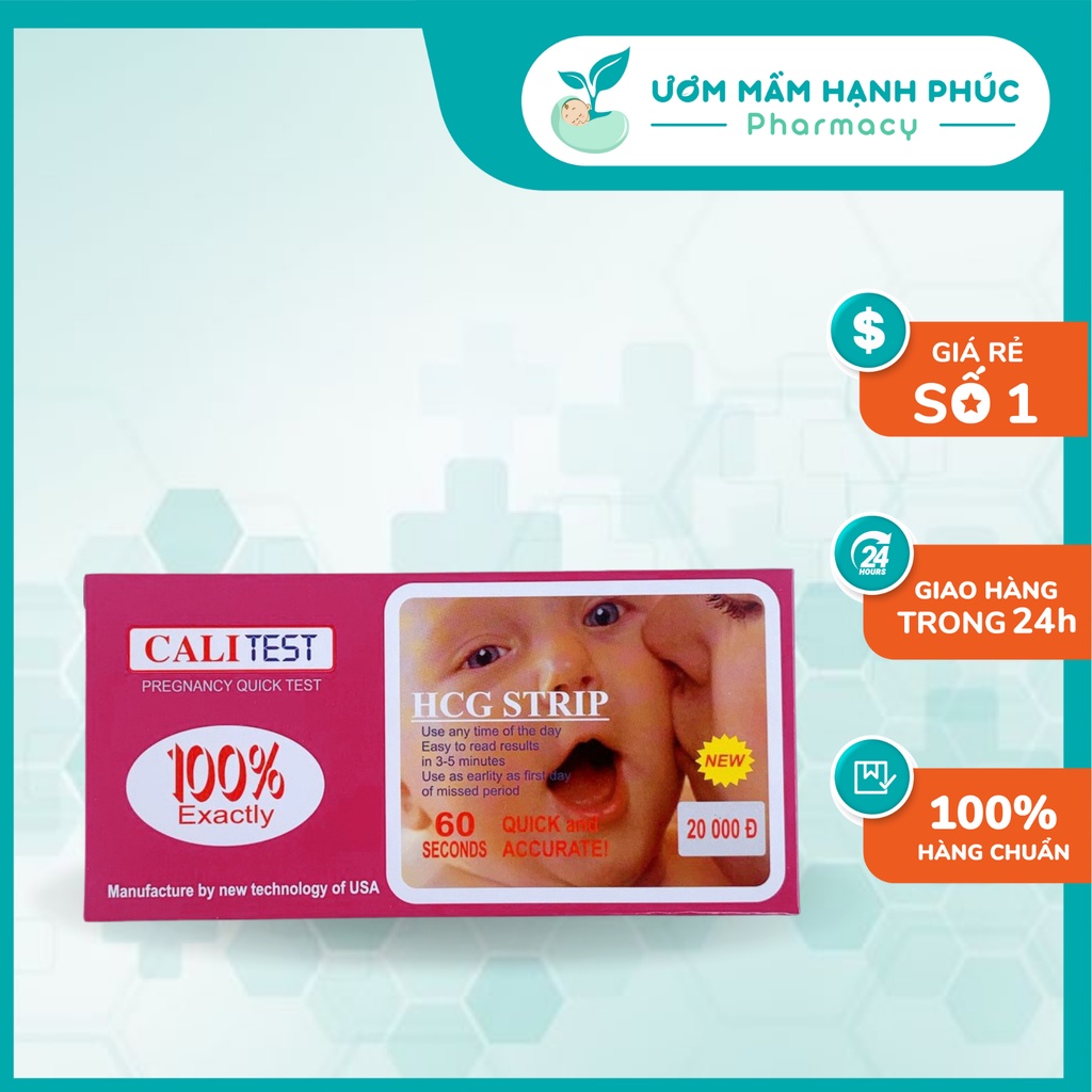 QUE THỬ THAI chính xác nhanh gọn CALI TEST | Shopee Việt Nam