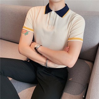 Áo polo nam len mongtoghi cao cấp hàn quốc, áo len dệt kim dày dặn mềm mịn thoáng mát, dễ chịu cho da LENCC-01