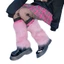 Woke Nữ Lông Thú Giả Giữ Ấm Chân Boot Có Bông Tai Kẹp Gothic Hồng Lông Sang Trọng Quần Legging Giày Còng Tất Dài Dạo Phố