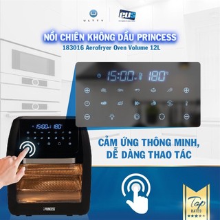 Nồi Chiên Không Dầu Princess Hà Lan, Lò nướng, làm bánh, Công Suất 1800w, Dung Tích 12L, Bảo Hành 3 năm Hàng Chính Hãng