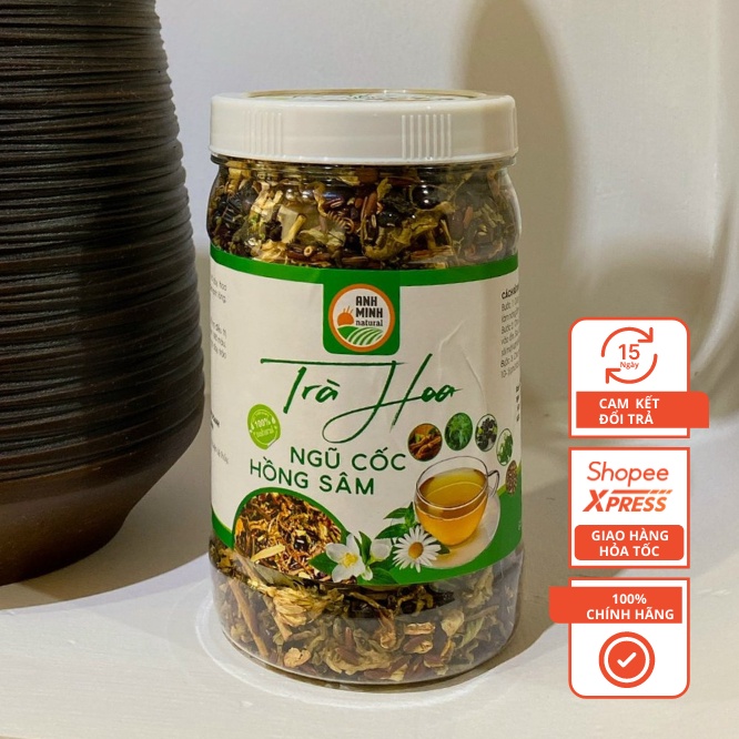 Trà hoa ngũ cốc hồng sâm