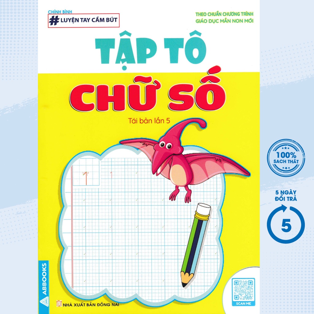 Sách - Luyện Tay Cầm Bút - Tập Tô Chữ Số - ABB | Shopee Việt Nam